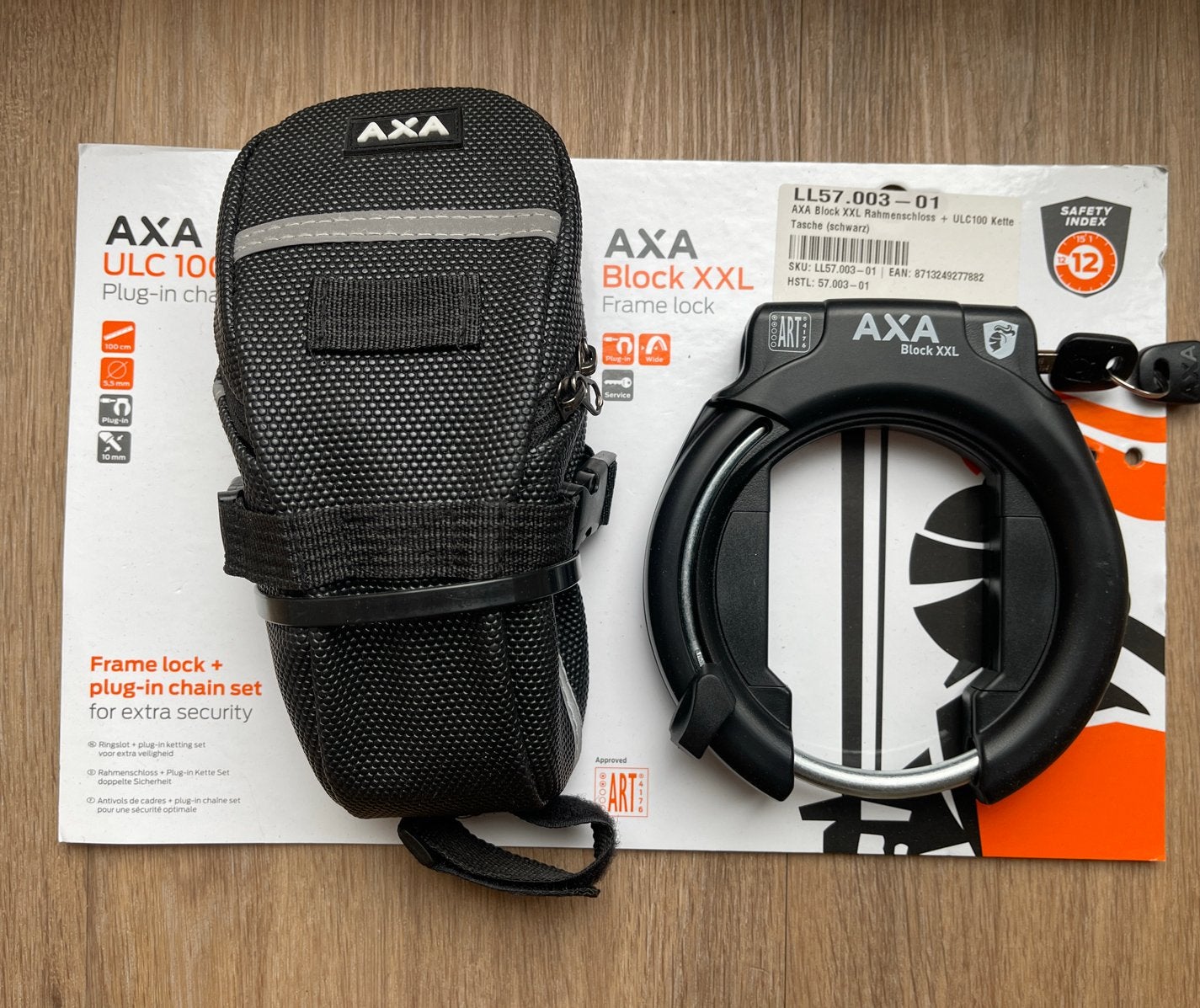 Nieuw ART2 AXA Block XXL + ULC100 insteekslot, Ophalen of Verzenden, Nieuw