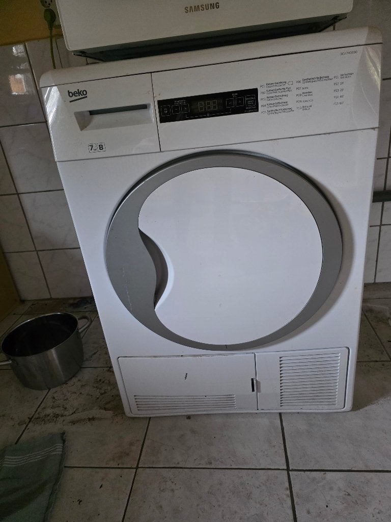Droger, Ophalen, 6 tot 8 kg, Gebruikt, 85 tot 90 cm