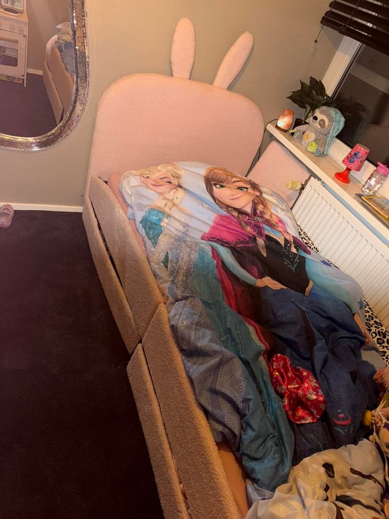 1 persoons bed, Ophalen, Eenpersoons, Zo goed als nieuw, 80 cm