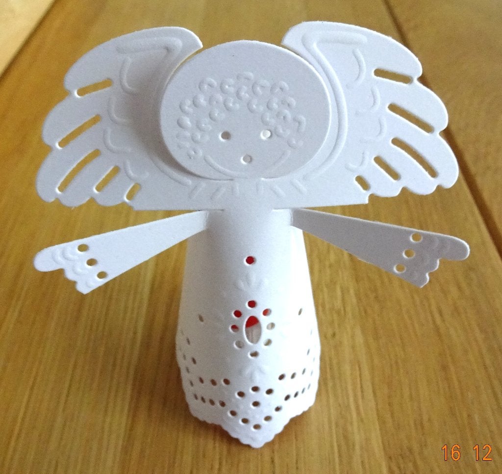 stansje Kerst engeltje  snijmal, Ophalen of Verzenden, Nieuw, Kerst, Pons of Mal