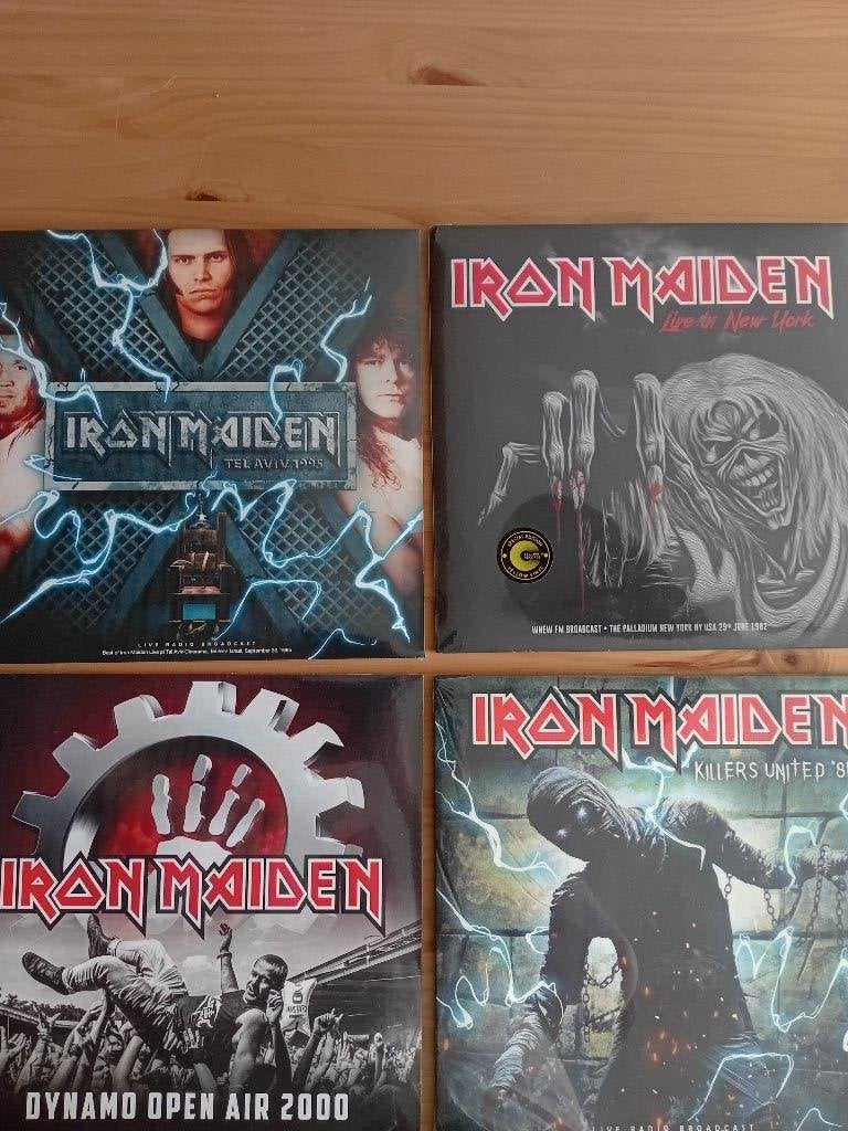 4 x LP Iron Maiden, Cd's en Dvd's, Geseald, Overige formaten, 2020 tot heden, Ophalen of Verzenden