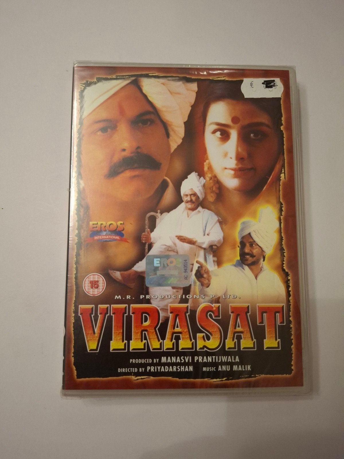 Virasat (1997) Bollywood Film - DVD, Ophalen of Verzenden, Nieuw in verpakking