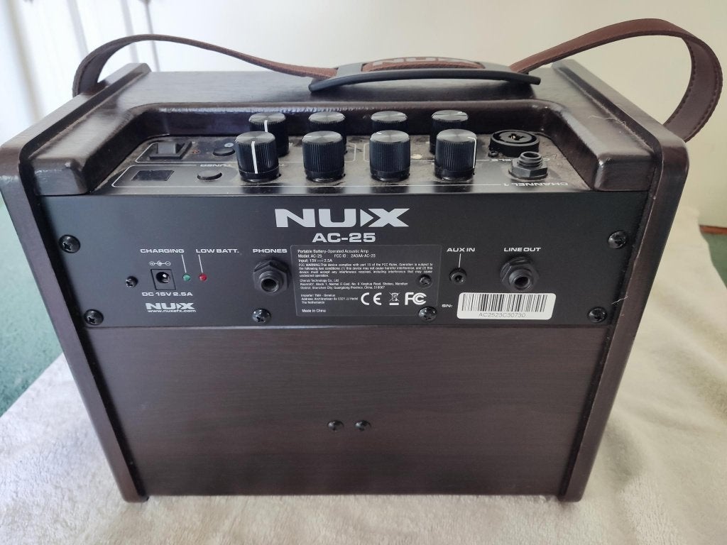 busking versterker NUX AC 25, Ophalen, Zo goed als nieuw, Minder dan 50 watt