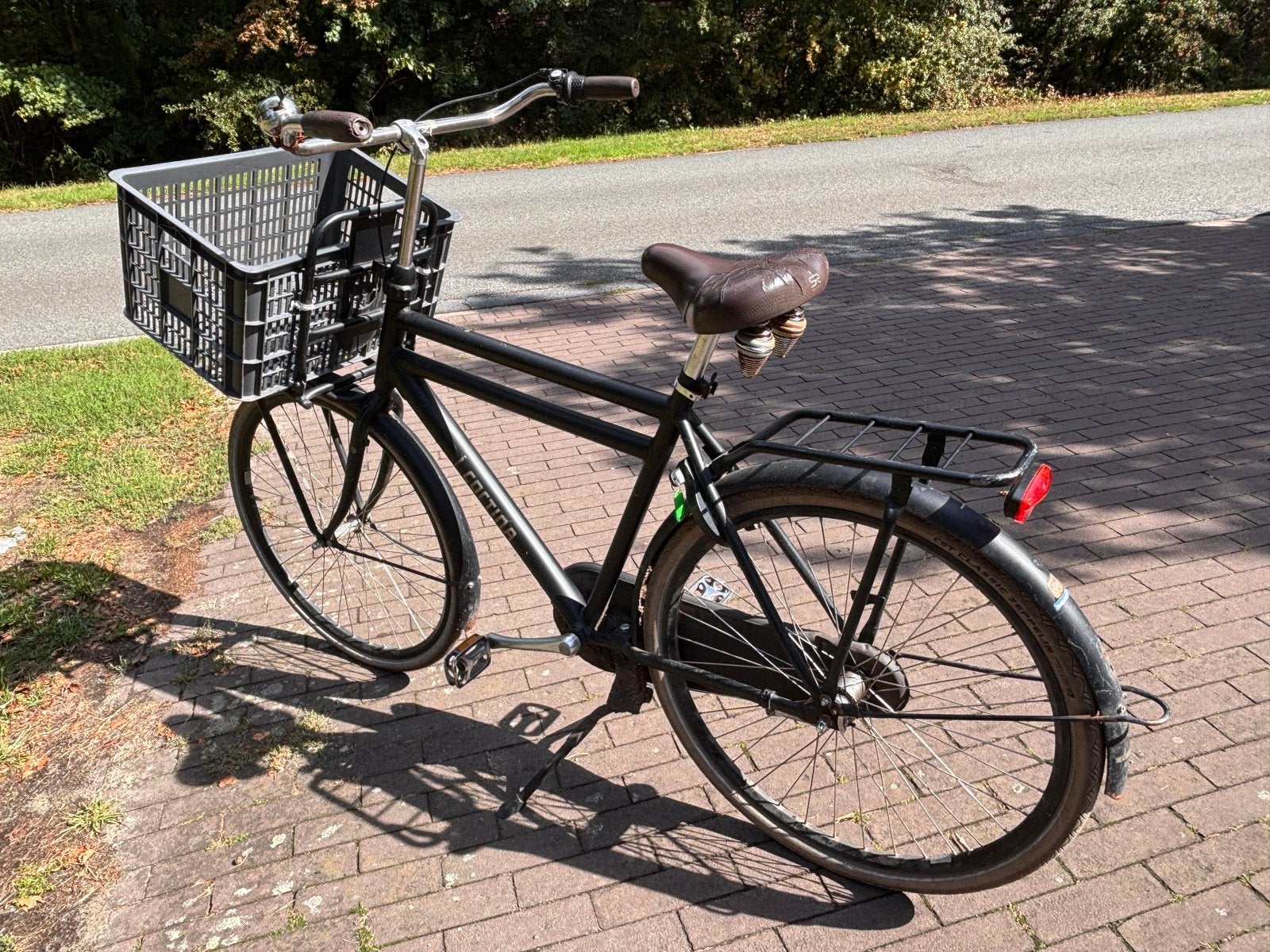 Cortina teansportfiets 56 cm - opknapper, Fietsen en Brommers, Terugtraprem, Gebruikt, Versnellingen, 53 tot 57 cm
