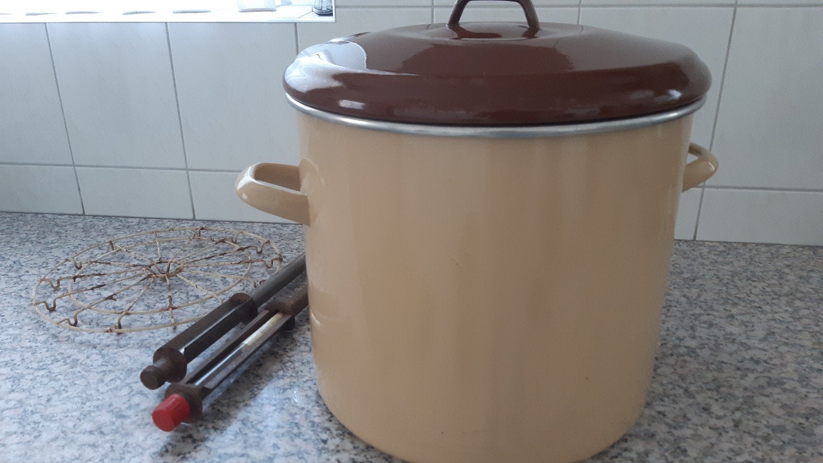 Weckketel, Huis en Inrichting, Keuken | Potten en Pannen, Ophalen, Gebruikt, Overige materialen