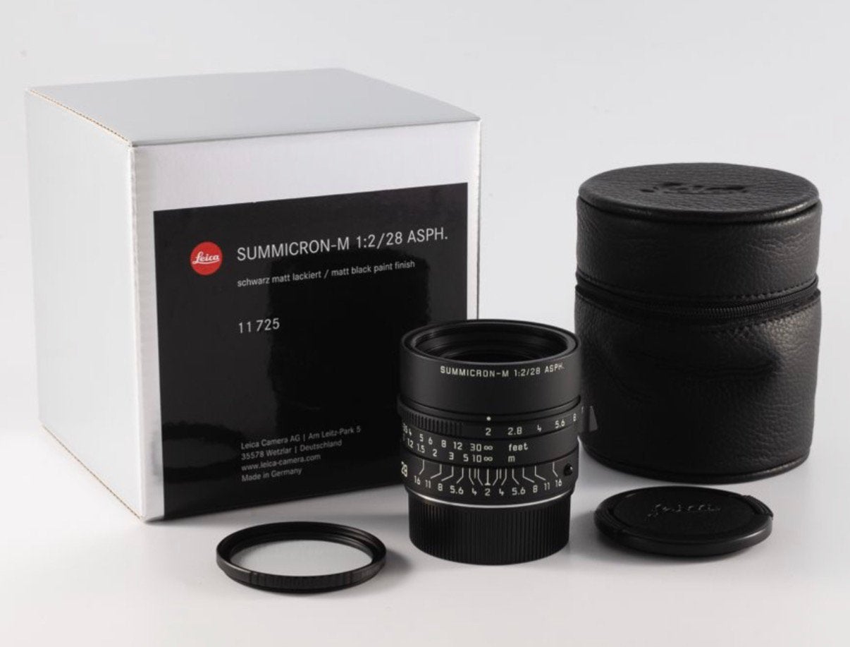 Nieuw Leica Summicron M 28mm 2.0 11725 Limited Edition Lens, Nieuw, Leica, Leica M-mount, 28 mm
