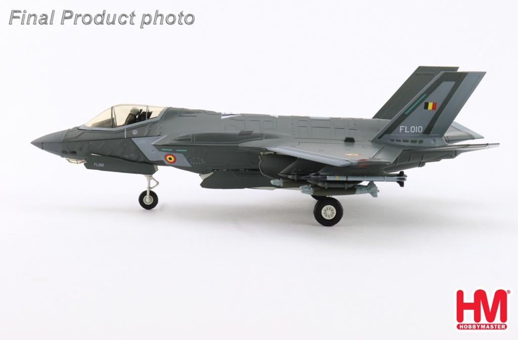 Hobby Master HA4449 F-35A Lightning II Belgische Luchtmacht, Ophalen, Schaalmodel, Nieuw, Pilot Station