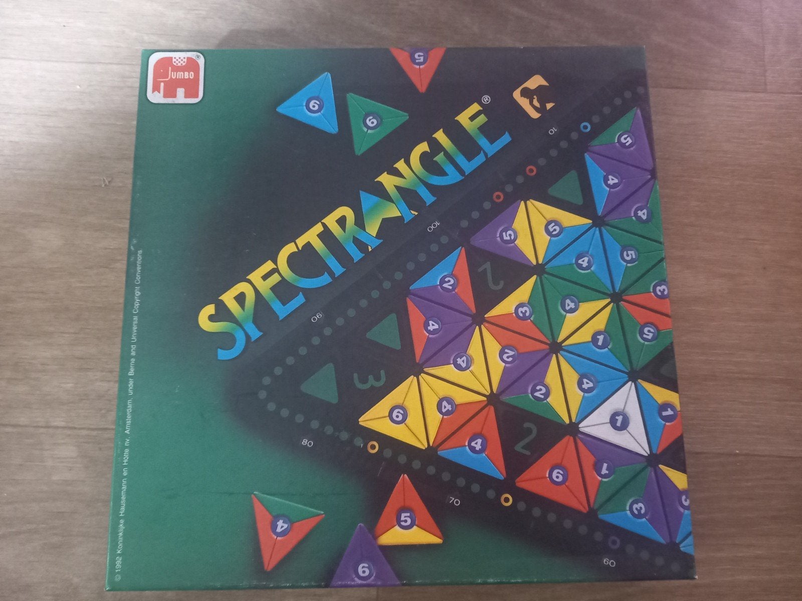 Spectrangle bordspel van Jumbo - Zo goed als nieuw, Drie of vier spelers, Ophalen of Verzenden, Zo goed als nieuw, Jumbo