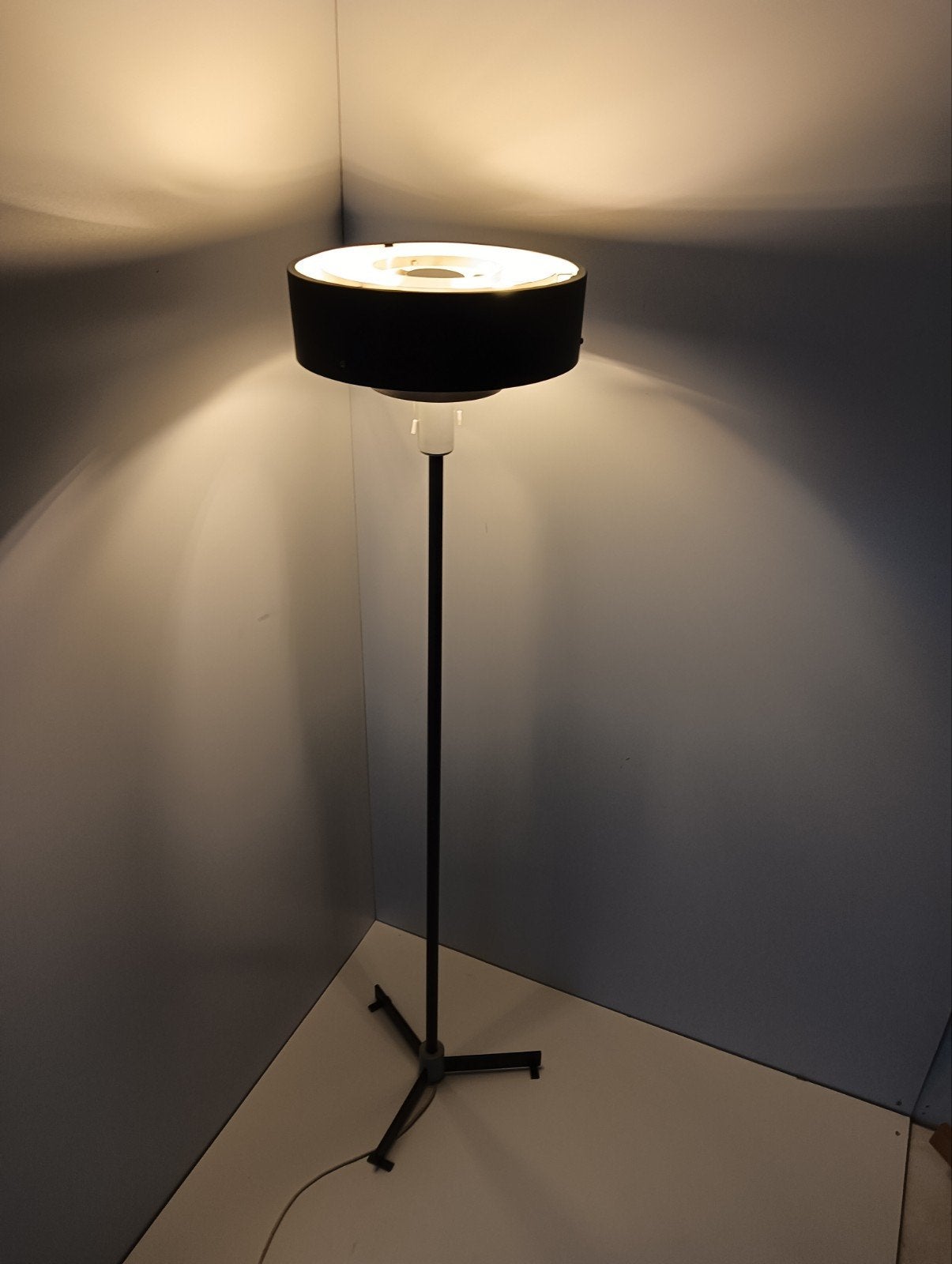 Vintage Vloerlamp Hiemstra voor Evolux, Ophalen, Gebruikt, Vintage, E27 (groot)