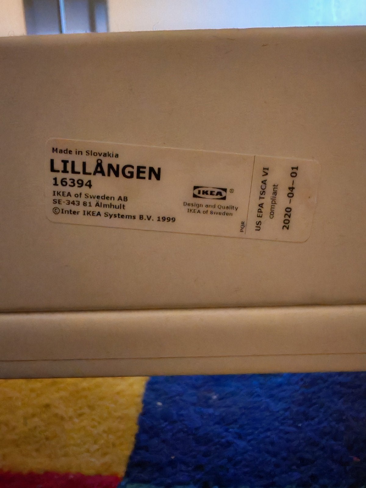 IKEA LILLÅNGEN wastafelkast met deuren, Ophalen, Gebruikt, 50 tot 100 cm, Minder dan 100 cm