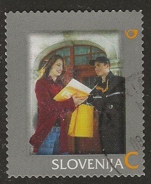 Slovenie 12, postbode, Verzenden, Overige landen, Gestempeld