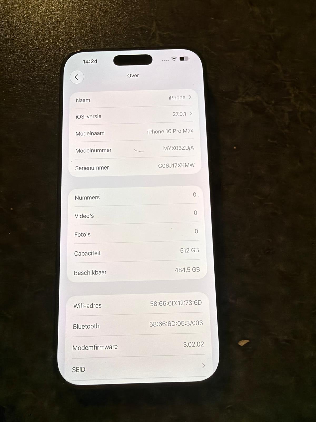 Foto 5 van iPhone 16 Pro Max 512GB - Zo goed als nieuw