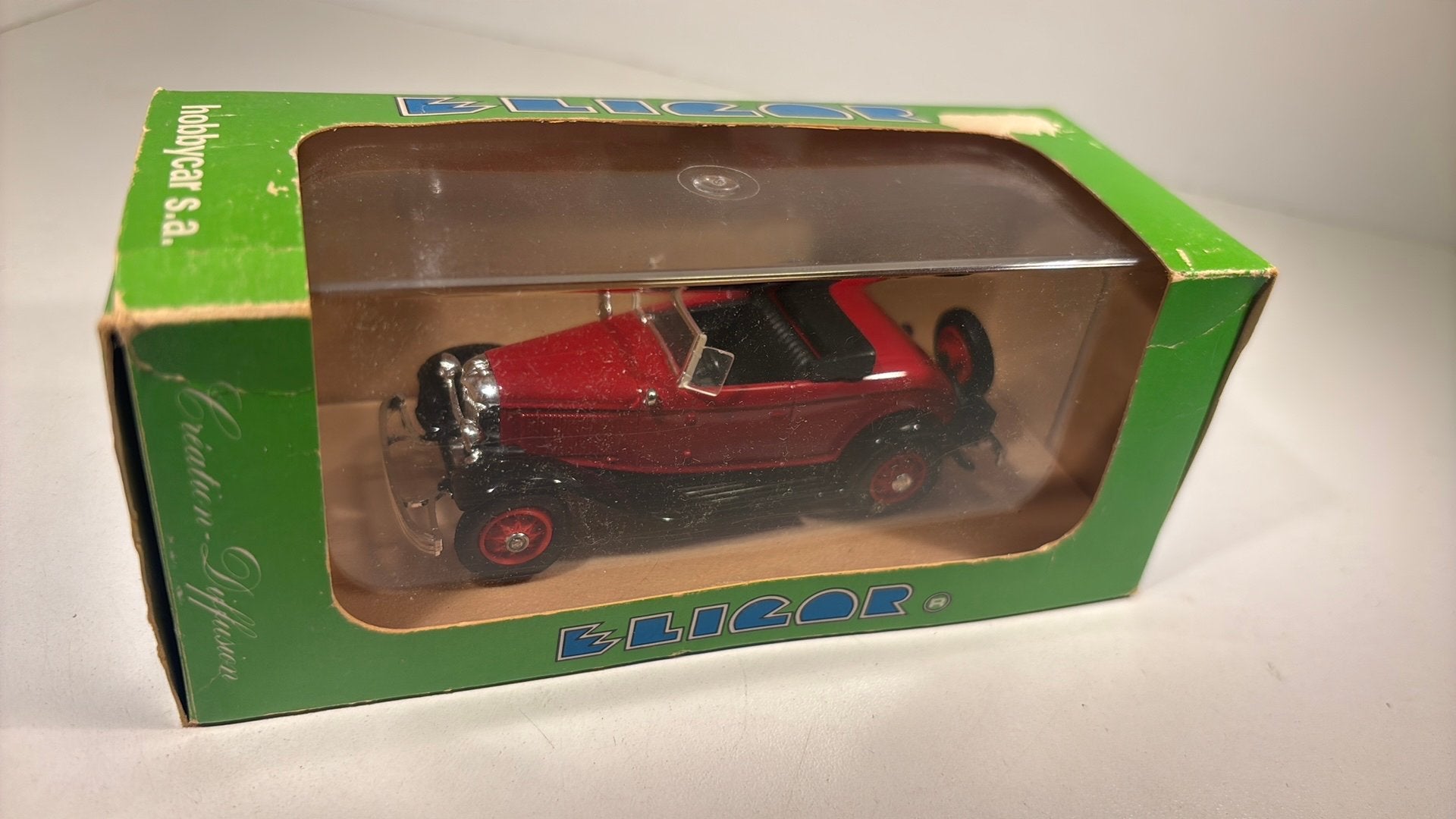 Ford v8 roadster 1932 eligor 1.43, Auto, Solido, Ophalen of Verzenden, A