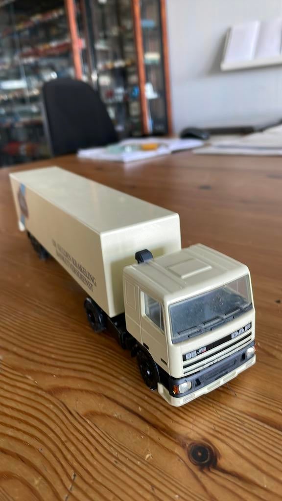 Daf 95 400 Ati truck met oplegger “De Gulden Krakeling”, Ophalen of Verzenden, Gebruikt, Bus of Vrachtwagen, Lion Toys