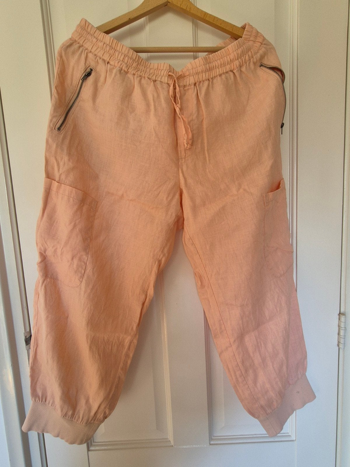 DIDI Capri broek linnen perzikroze maat 42, Overige kleuren, Verzenden, Maat 42/44 (L), DIDI