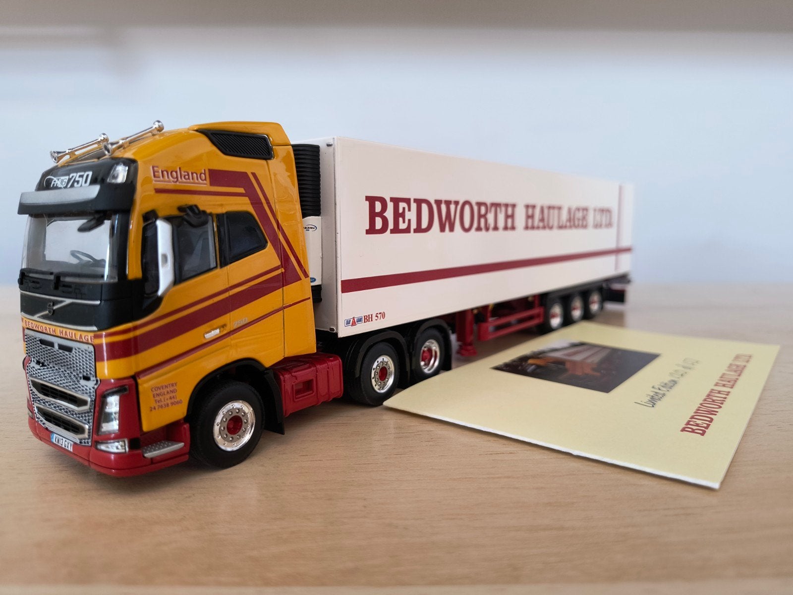 Wsi Volvo Bedworth Haulage, Ophalen of Verzenden, Zo goed als nieuw, Bus of Vrachtwagen, Wsi