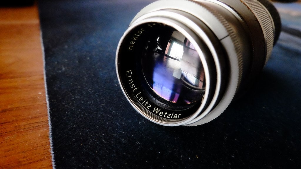 Leitz Hektor 135mm f4.5 (m39 mount), Gebruikt, Overige vattingen, Leica, Telelens