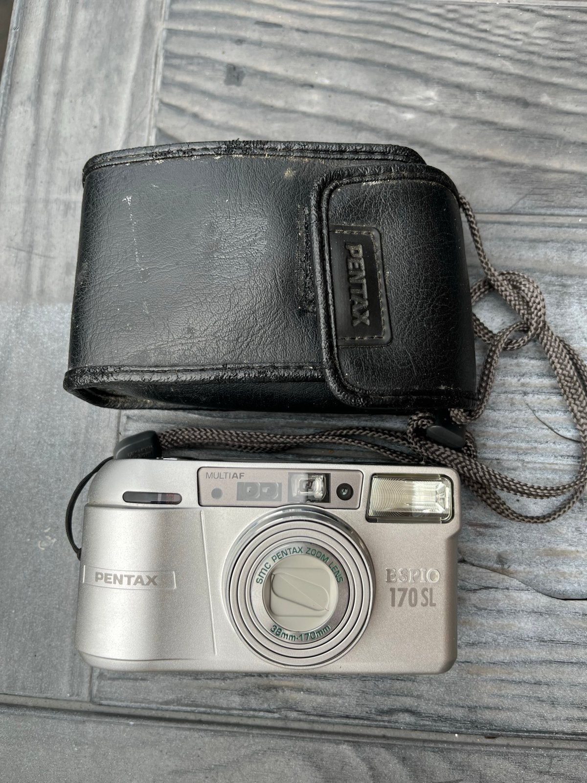 Pentax Espio 170 SL Compactcamera met Tasje, Ophalen of Verzenden, Gebruikt, Compact, Pentax