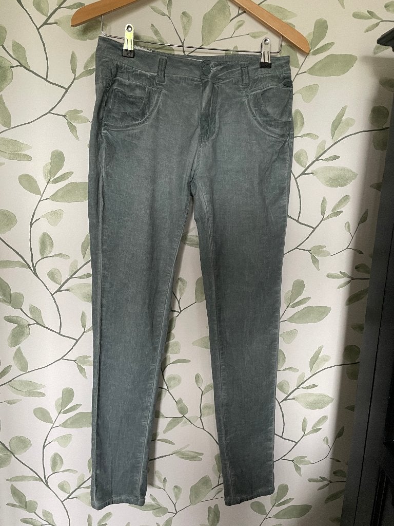 Bianco groene broek zomerbroek xs 34, Bianco, Ophalen of Verzenden, Zo goed als nieuw, Maat 34 (XS) of kleiner