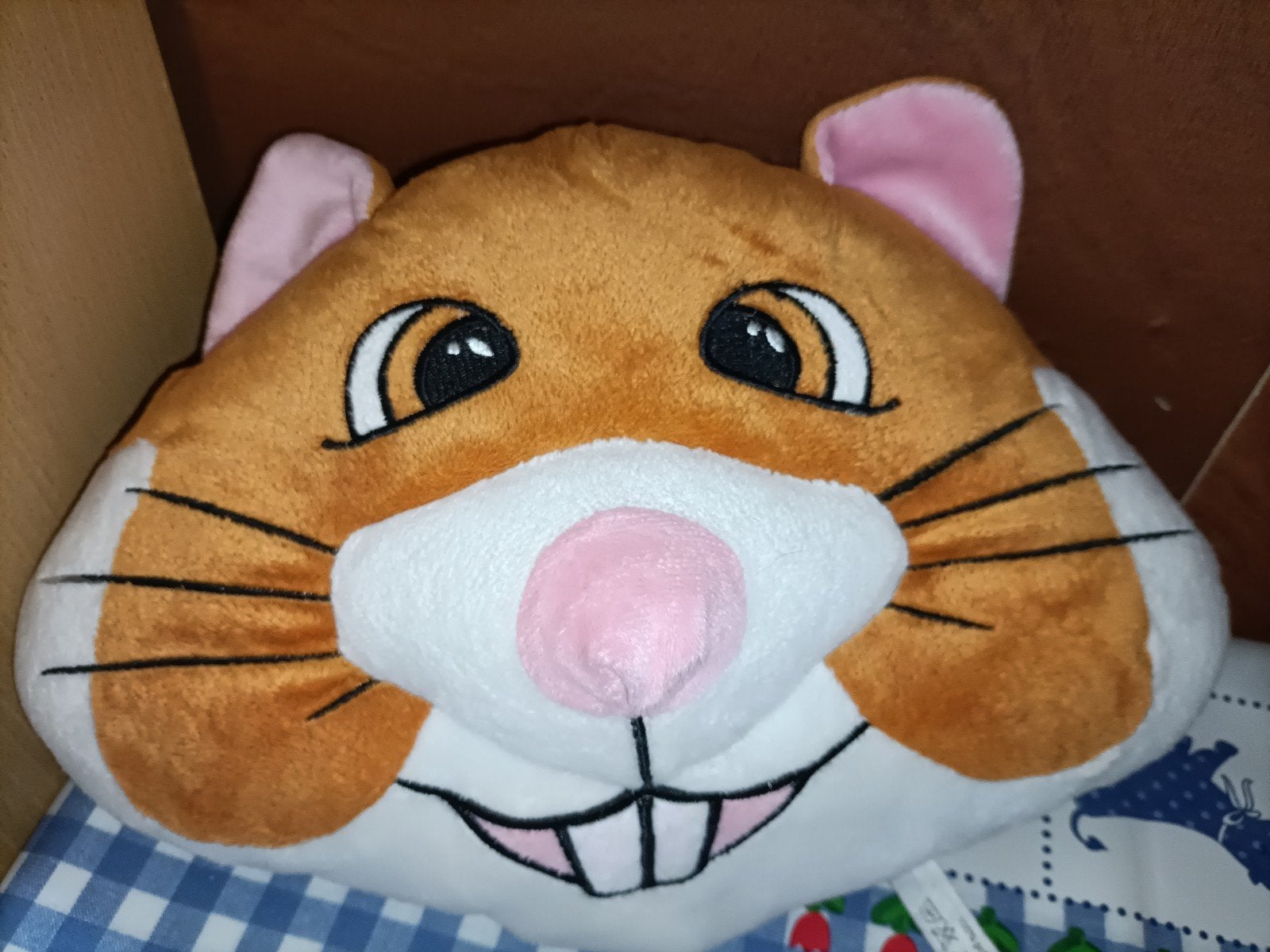 AH hamster kussen oude versie 32 cm groot, Ophalen of Verzenden, Zo goed als nieuw, Overige typen
