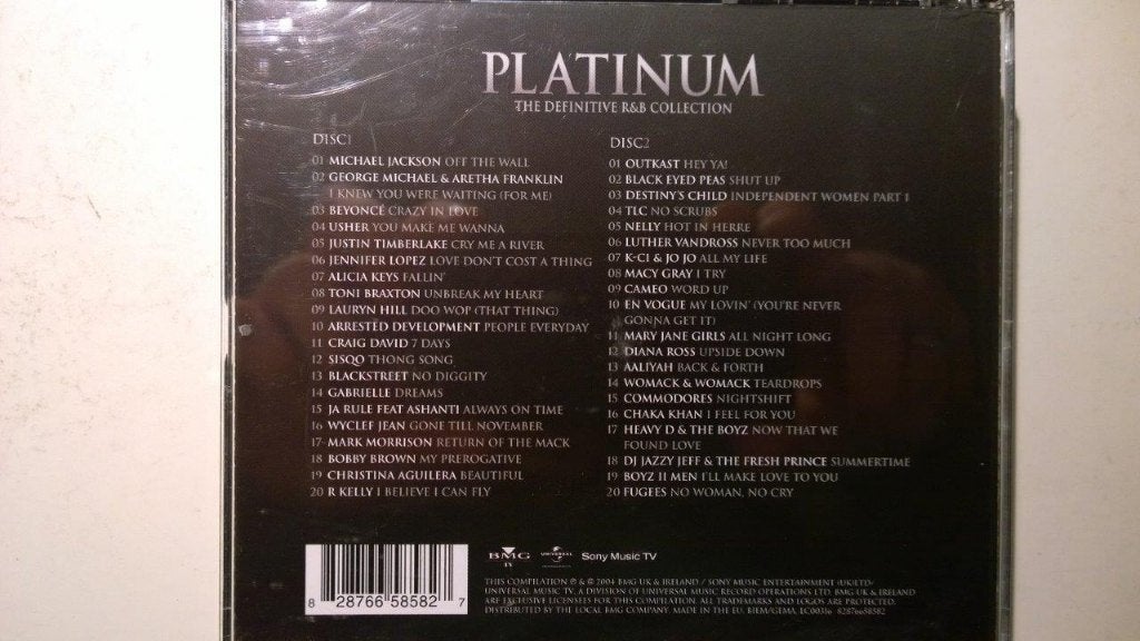 Platinum - The Definitive R&B Collection, Ophalen of Verzenden, Zo goed als nieuw, R&B en Soul, Album