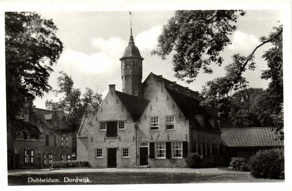 Dubbeldam. Dordwijk - 1965 gelopen, Verzamelen, Ophalen of Verzenden, 1960 tot 1980, Gelopen, Zuid-Holland