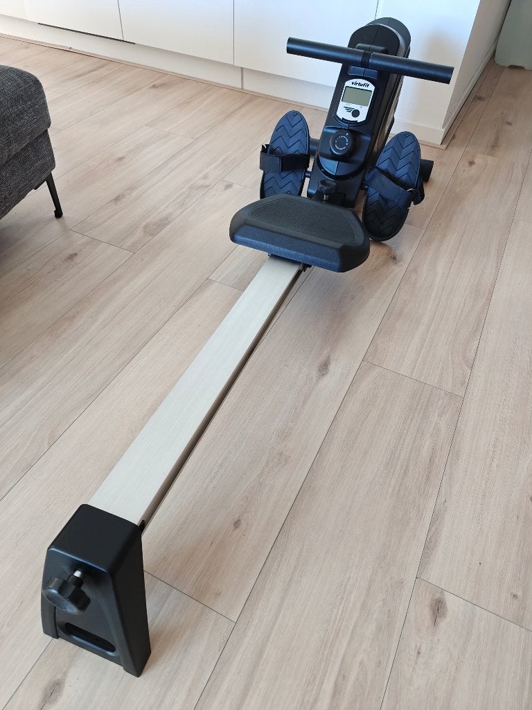 Virtufit Row 450 Compact Roeiapparaat, Sport en Fitness, Fitnessapparatuur, Ophalen, Gebruikt, Aluminium, Roeitrainer