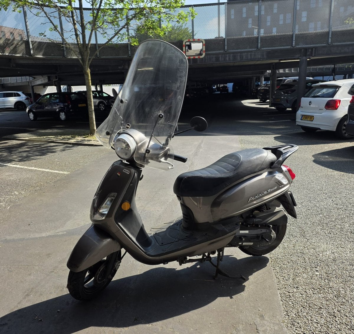 SYM fiddle 2 50s scooter 2025 km stand, Ophalen, Zo goed als nieuw, Benzine