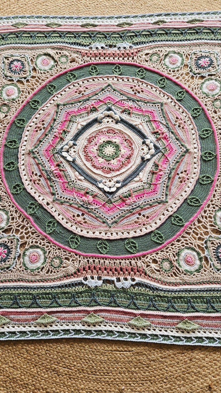 Handgemaakte plaid wol met alpaca NIEUW@, Vierkant, Nieuw, Groen, Ophalen of Verzenden