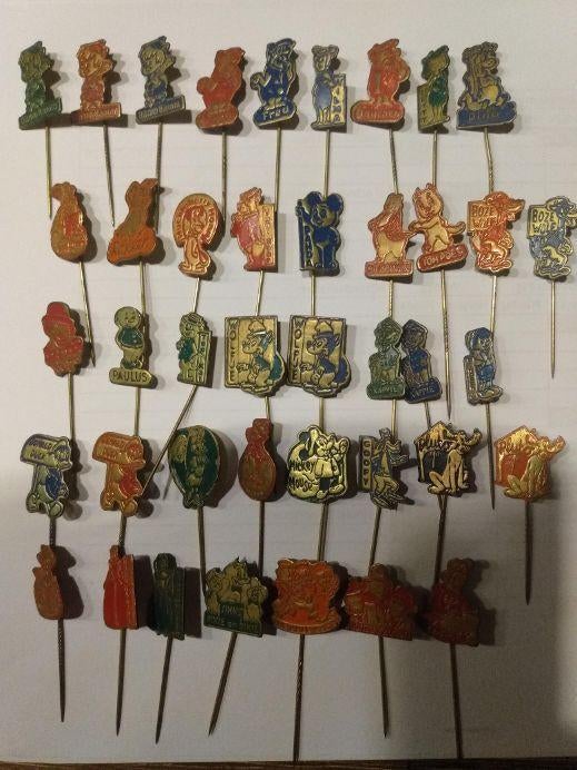 Diverse speldjes Disney, Donald Duck, Flintstones en anderen, Verzamelen, Ophalen of Verzenden, Zo goed als nieuw, Figuurtje, Speldje of Pin