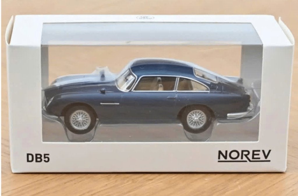 Aston Martin DB5 1963 Blauw Jetcar 1/43 NOREV ref. 270505, Ophalen of Verzenden, Nieuw, Auto, Norev