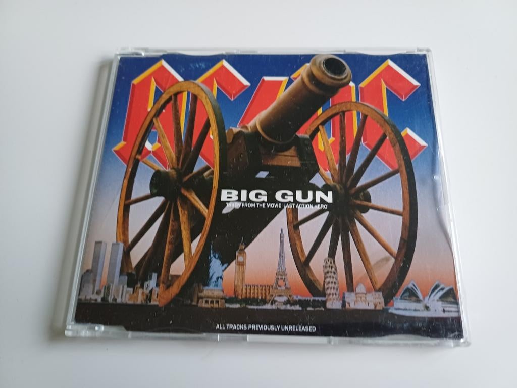 AC/DC-Big gun, 1 single, Verzenden, Rock en Metal, Maxi-single