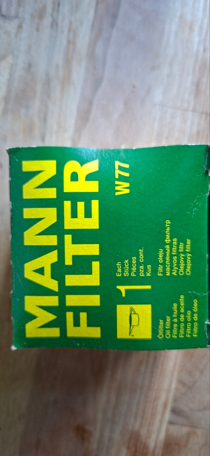 Mann Filter W 77 Oliefilter - Nieuw in doos, Ophalen of Verzenden, Nieuw, Universele onderdelen