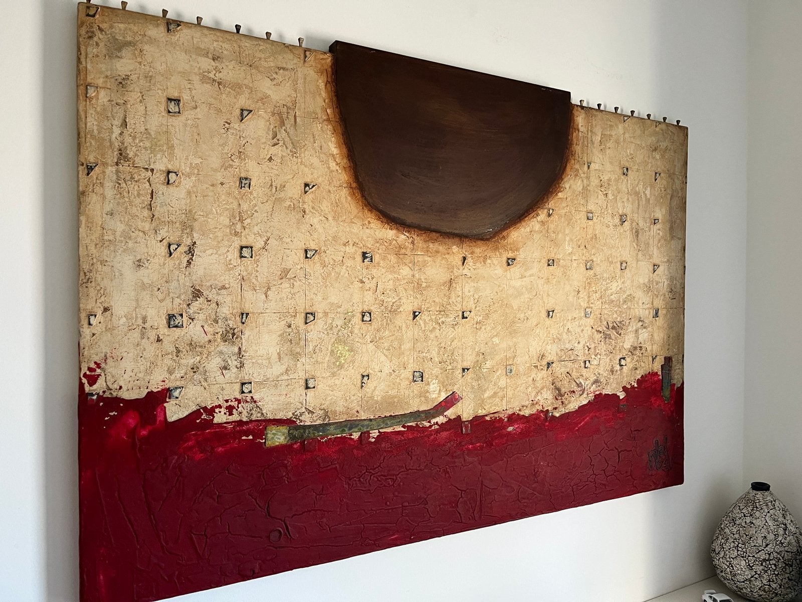 Kunstwerk – schilderij “Spirituele Stilte”., Antiek en Kunst, Ophalen