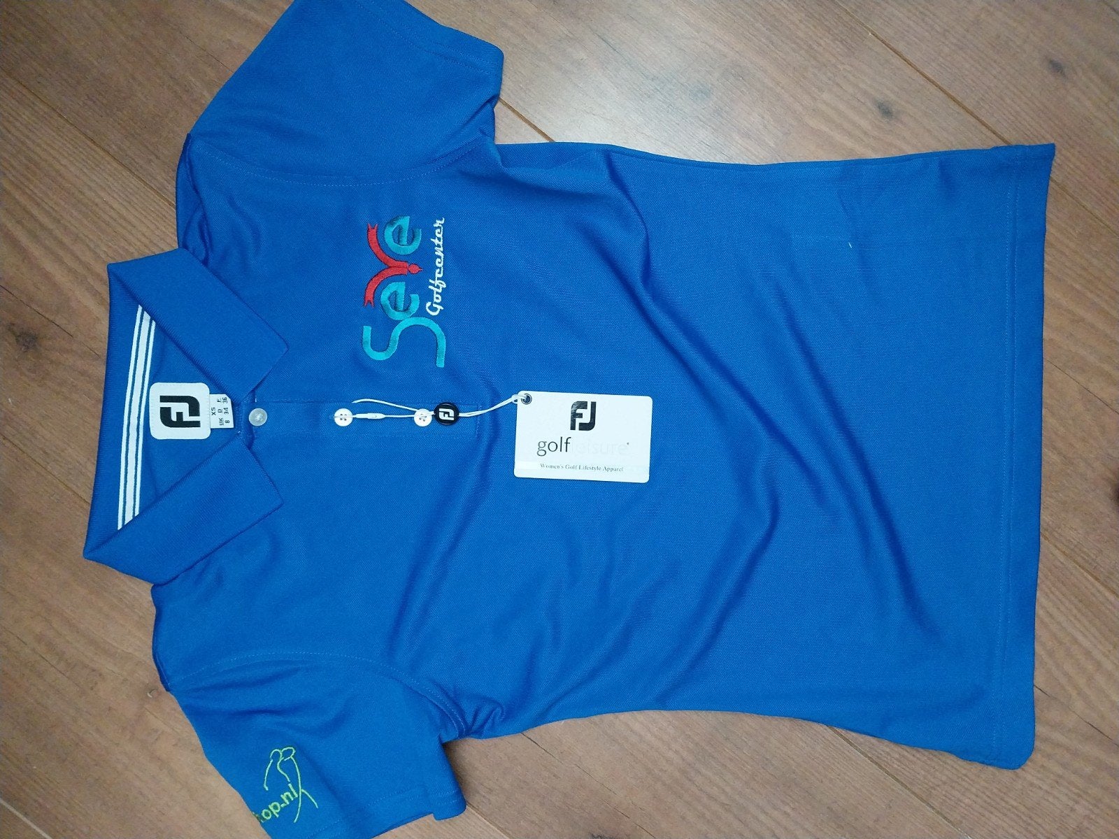 FootJoy Golf Leisure Dames Polo - Maat XS, Blauw, Overige typen, Nieuw, Ophalen of Verzenden