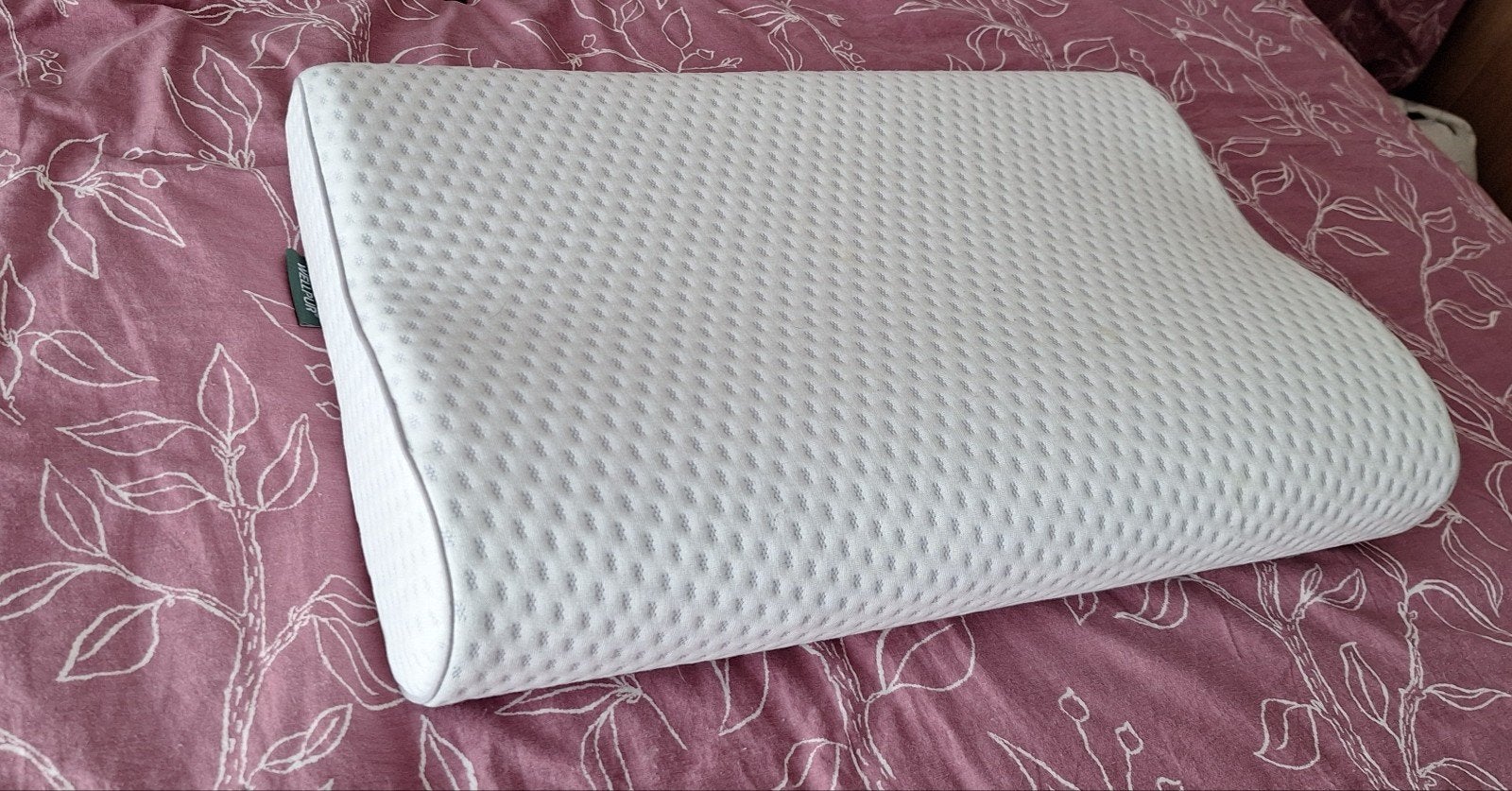 Wellpur Kussen 40x60x11/9 - Ergonomisch en Comfortabel, Eenpersoons, Wit, Ophalen of Verzenden, Zo goed als nieuw