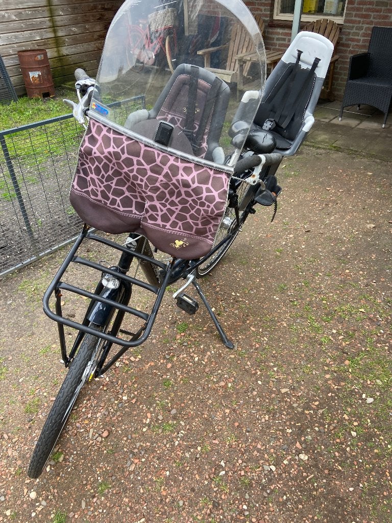 cortina moederfiets, Fietsen en Brommers, 2 zitjes, Gebruikt, Versnellingen, Trommelrem