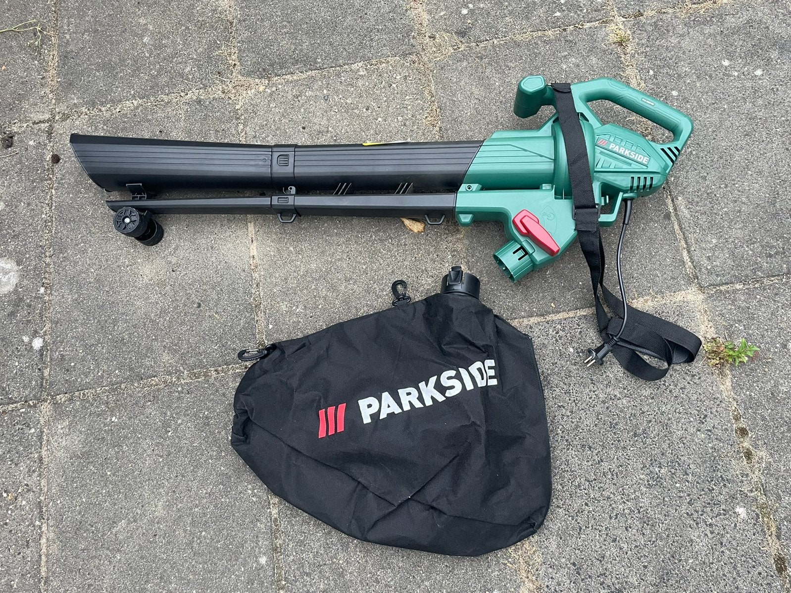 Parkside Elektrische Bladblazer en -zuiger 3000W, Ophalen, Zo goed als nieuw, Elektrisch