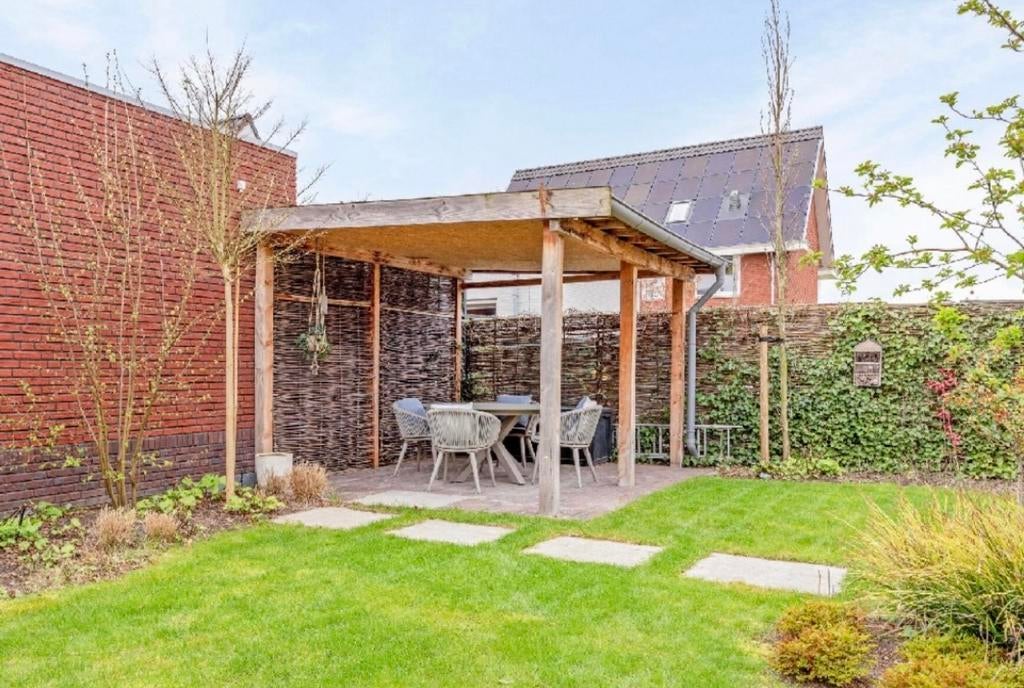 Robuuste houten overkapping voor tuin of terras, Tuin en Terras, Overkappingen, Ophalen, Gebruikt, Veranda