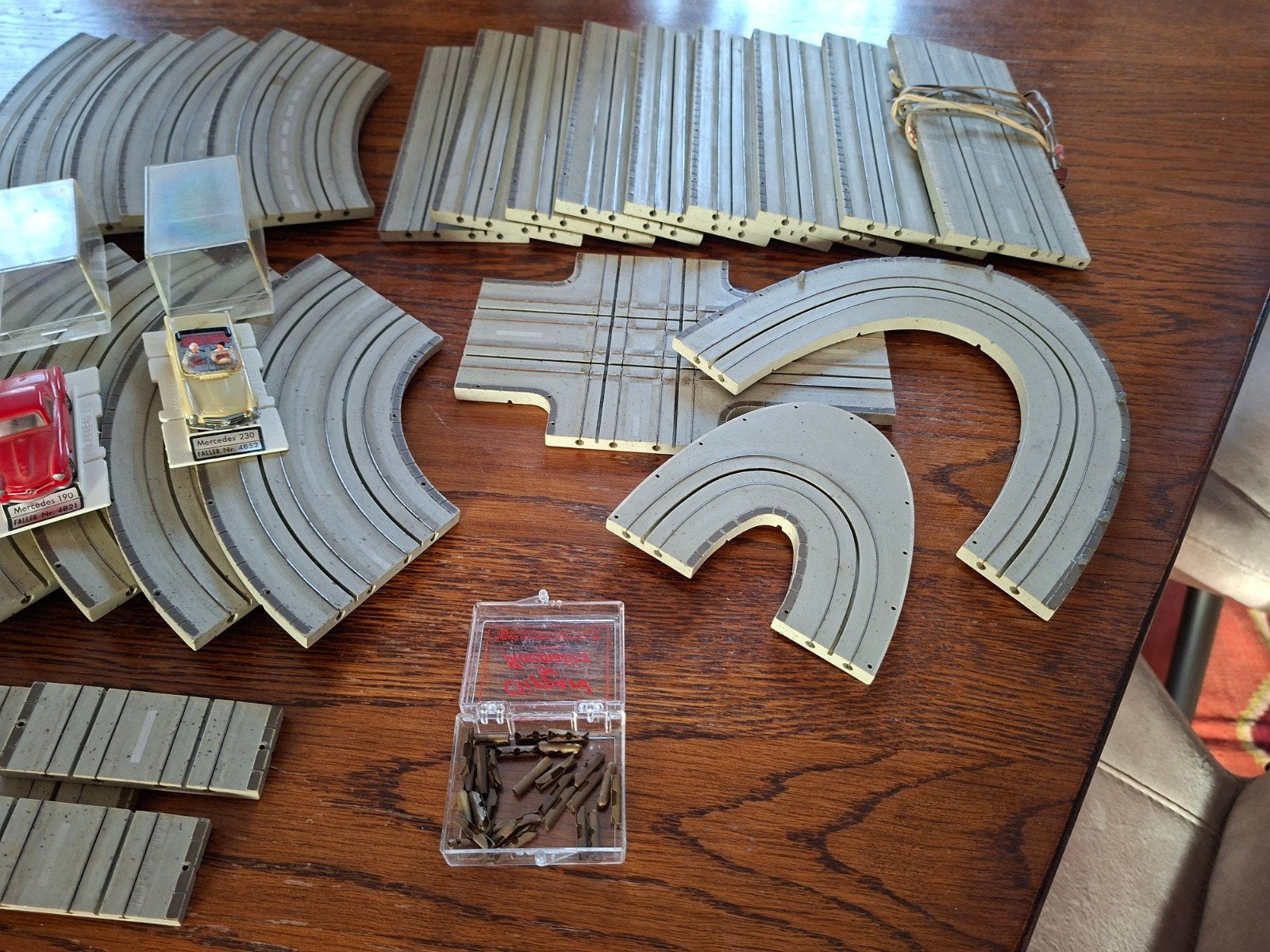 Partij Faller AMS baan met 3 Auto's (2 OVP), Ophalen of Verzenden, Gebruikt, Overige merken