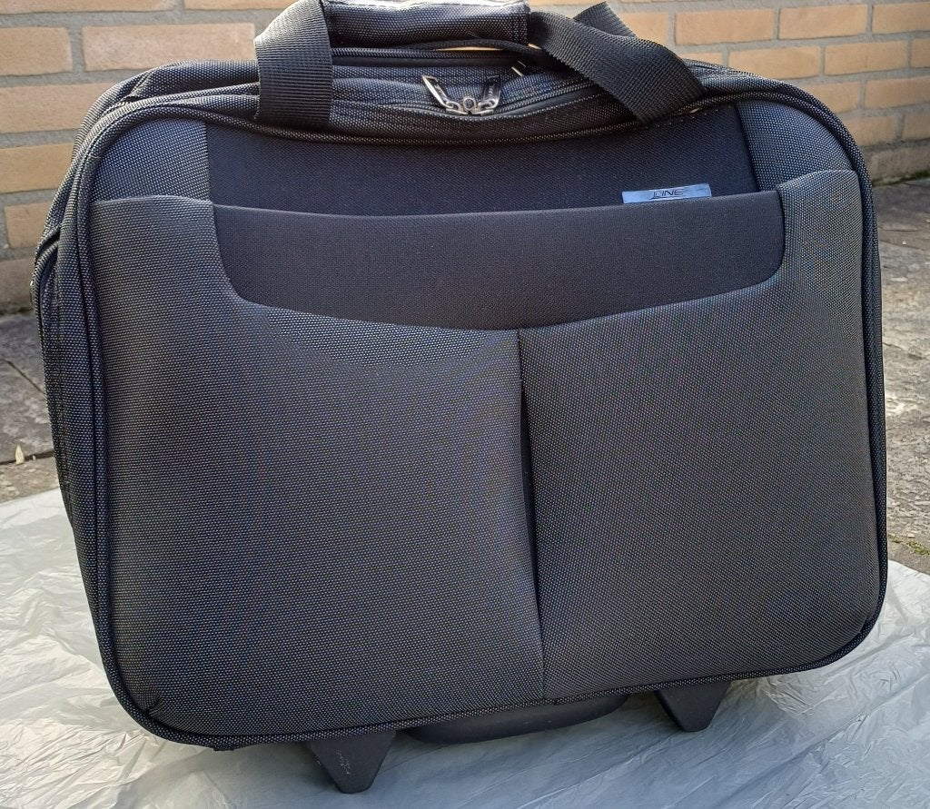 (Laptop)trolley 17 inch tas werk of privé, Ophalen, Overige materialen, Wieltjes, Minder dan 50 cm