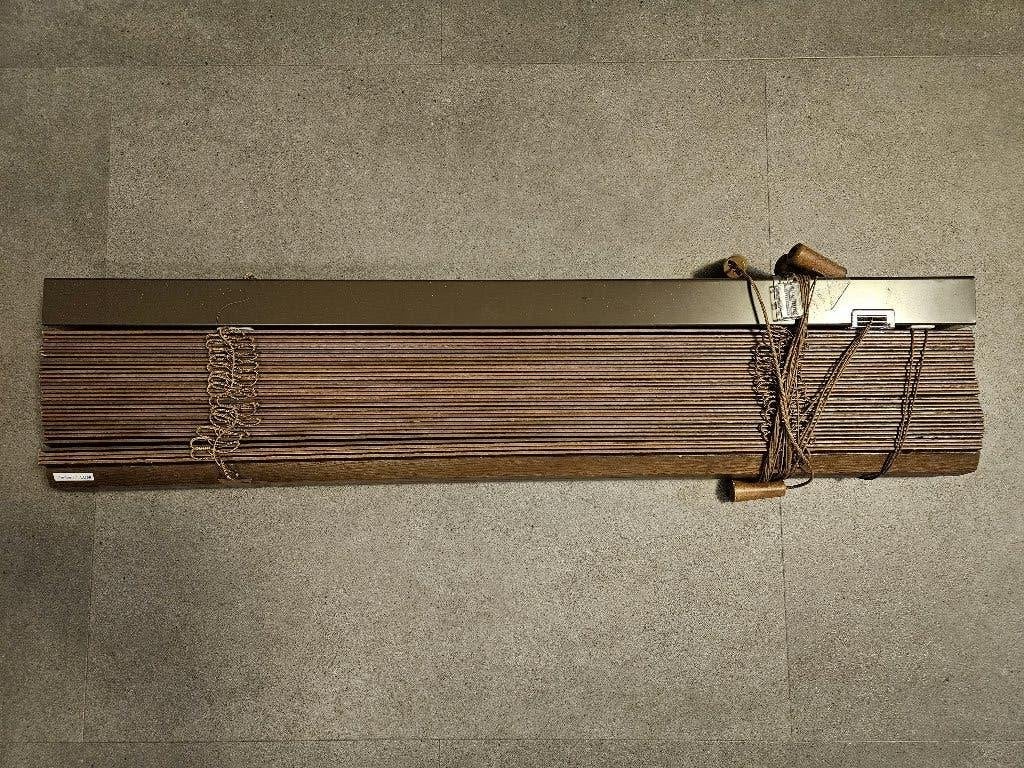 Veneta houten jaloezie 76,7x145,6 cm, Ophalen, Jaloezie, Gebruikt, Overige merken