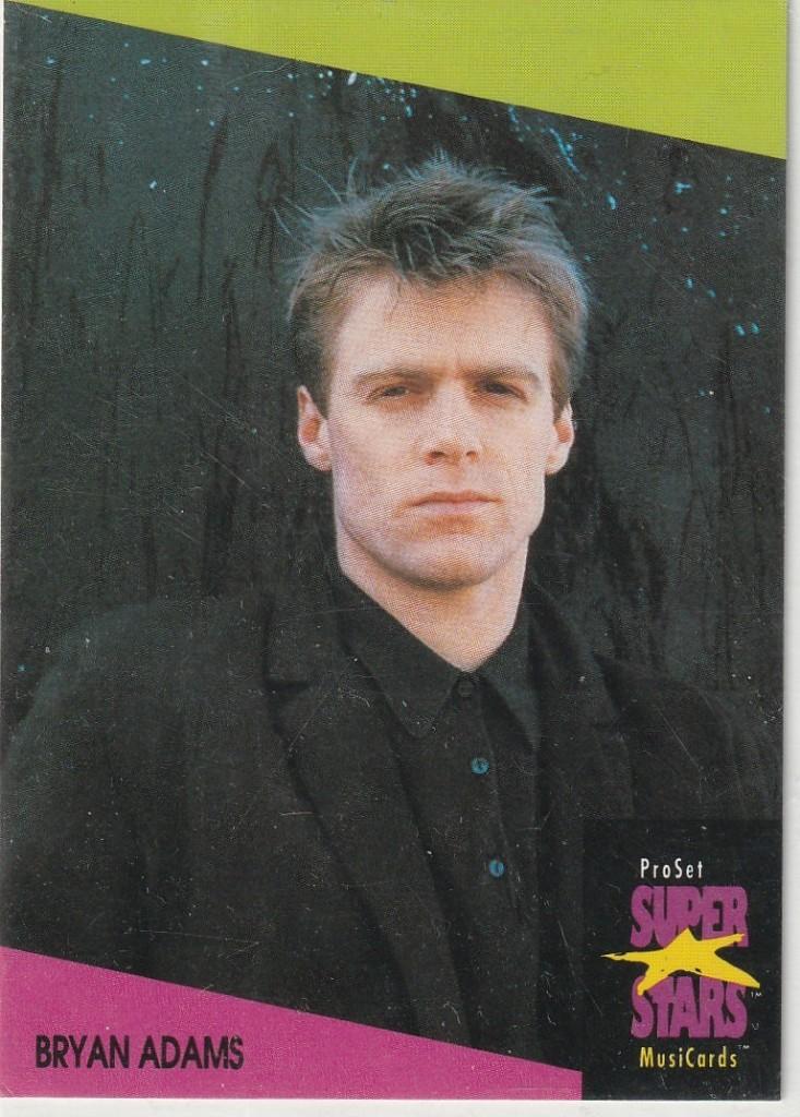Bryan Adams ProSet MusiCards Super Stars, Ophalen of Verzenden, Zo goed als nieuw, Foto of Kaart