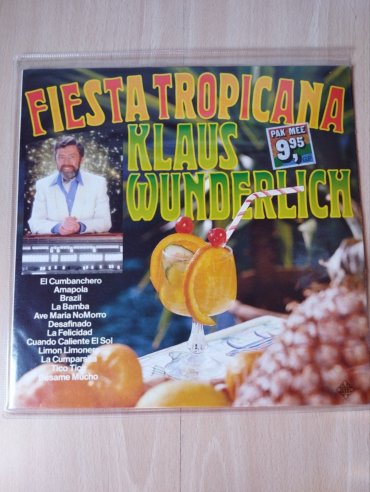 LP Fiesta Tropicana met Klaus Wunderlich - Telefunken, Ophalen of Verzenden, 1970 - 1979, Gebruikt, 12 inch