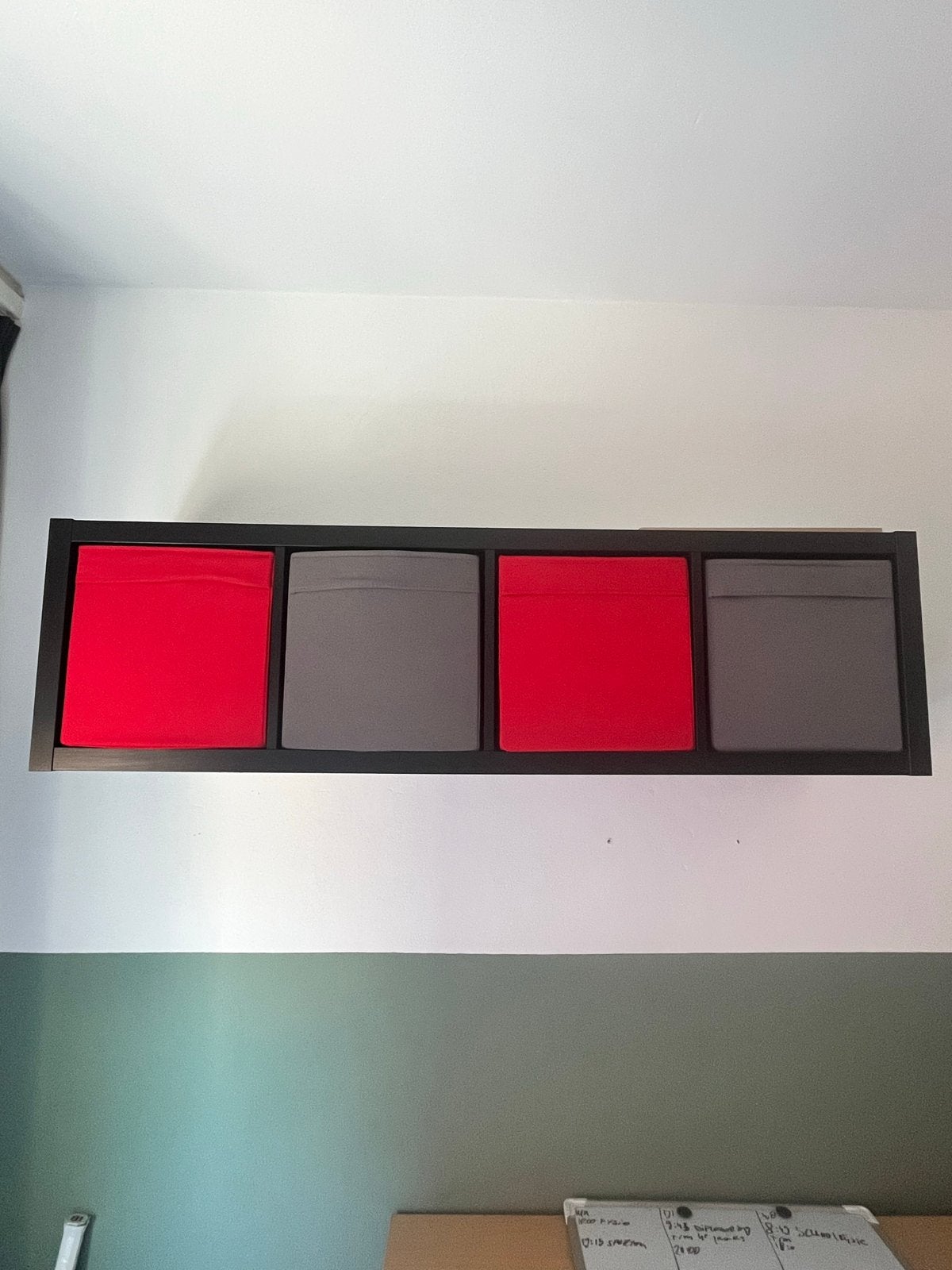 IKEA Kallax kast met 4 vakken en opbergboxen, Ophalen, Gebruikt