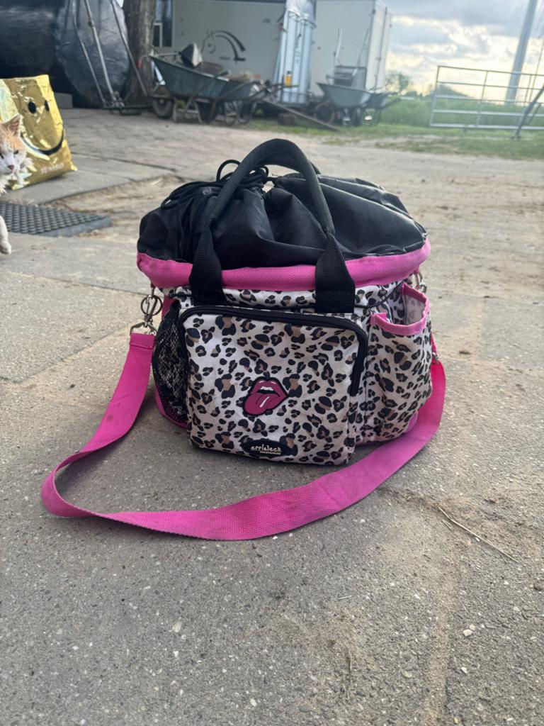 Leopard print poetstas, Ophalen of Verzenden, Gebruikt