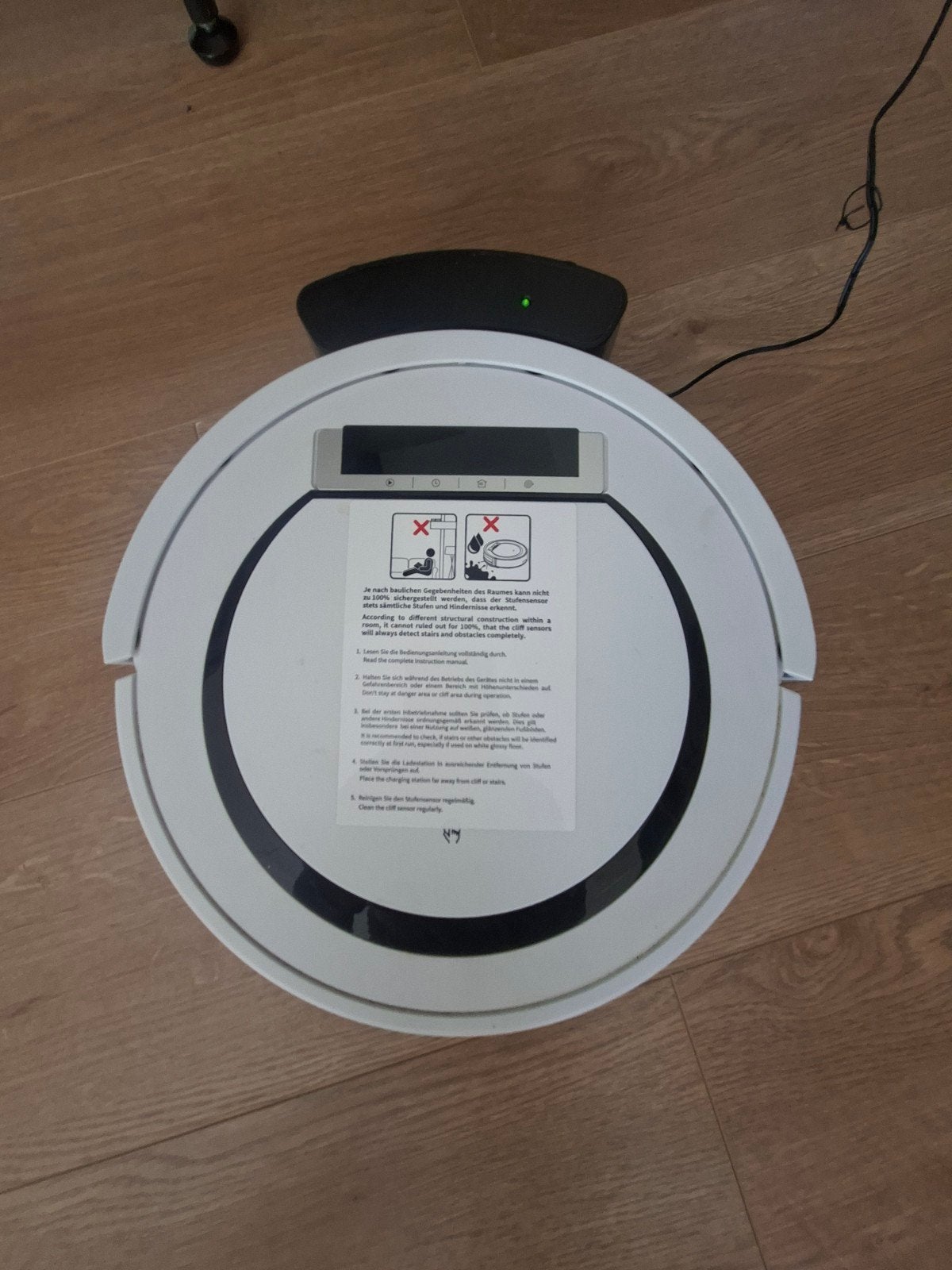 Medion MD 18600 Robotstofzuiger Wit - Zo goed als nieuw, Witgoed en Apparatuur, Ophalen, Zo goed als nieuw, Robotstofzuiger
