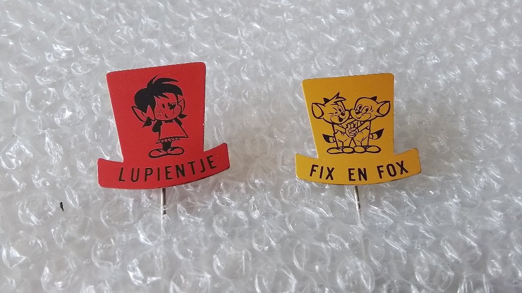 Speldjes fix en Fox, en lupientje, Verzamelen, Ophalen of Verzenden, Zo goed als nieuw, Overige onderwerpen