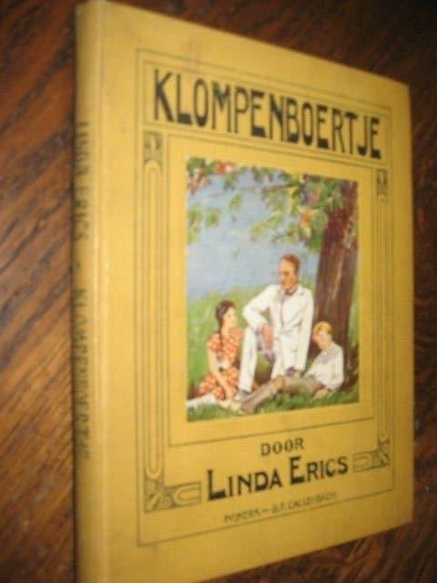 Linda erics/klompenboertje 1e druk jaren 20 met illustraties, Boeken, Ophalen of Verzenden, Gelezen