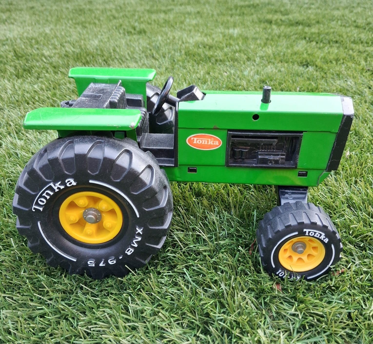 Vintage Tonka Tractor Groen - Speelgoed Tractor, Ophalen of Verzenden, Gebruikt
